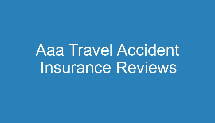 aaa 365 travel accident insurance