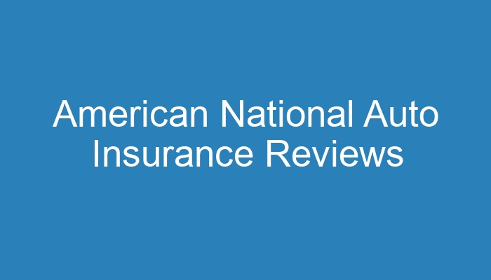American national auto insurance quote
